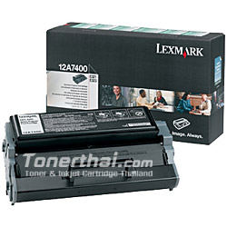 หมึกเลเซอร์ Lexmark 12A7400